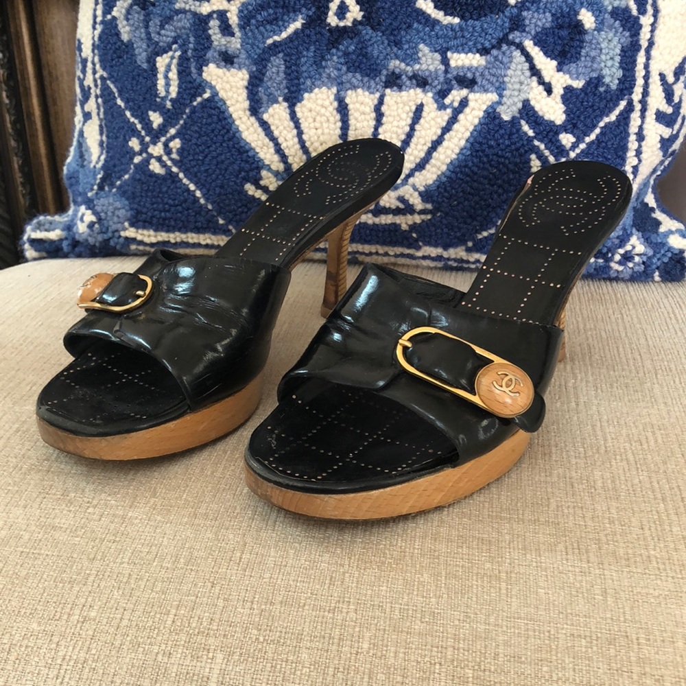 Chanel heeled sandals